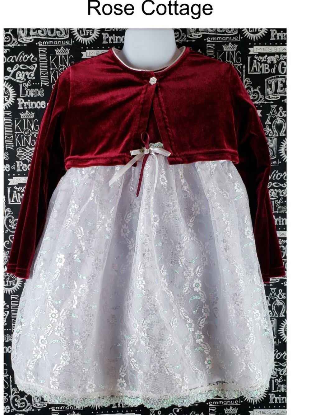 Rose Cottage Dress Size 4T